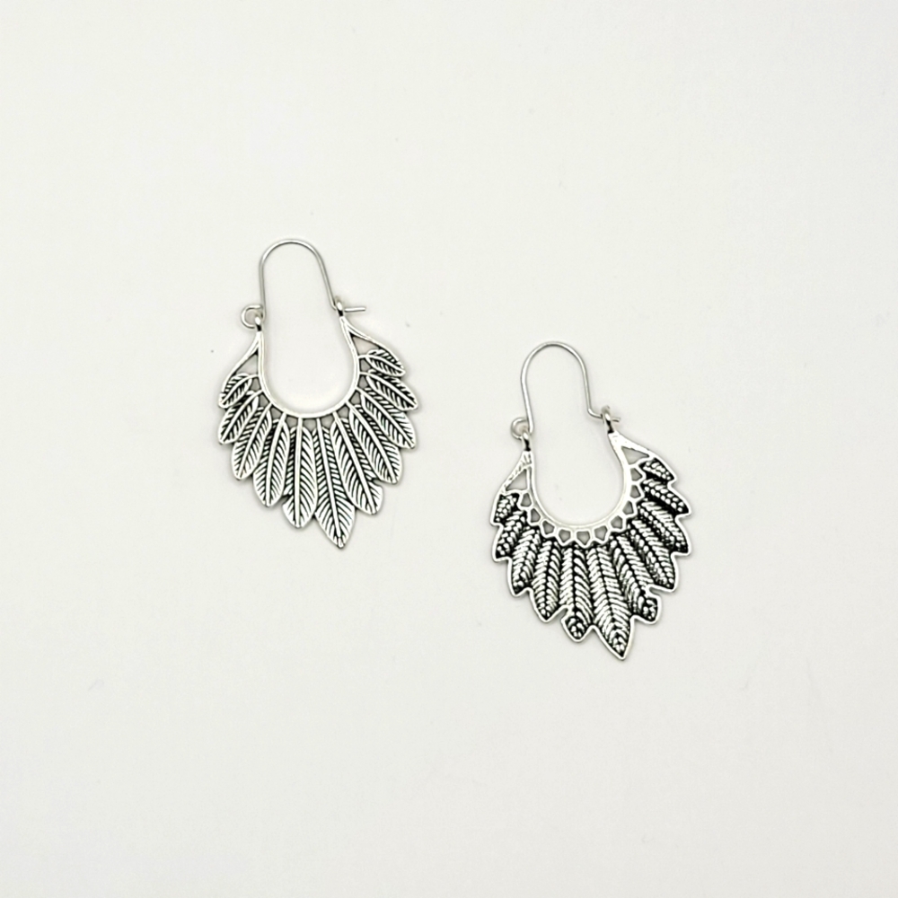 Feather earrings